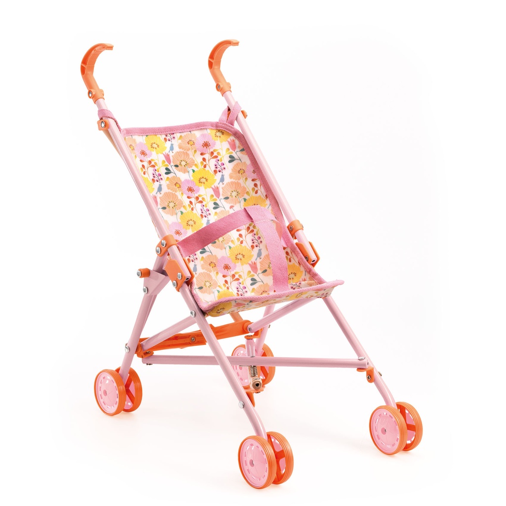 Stroller - Stroller  Flowers - 54 Cm
 Pomea Djeco