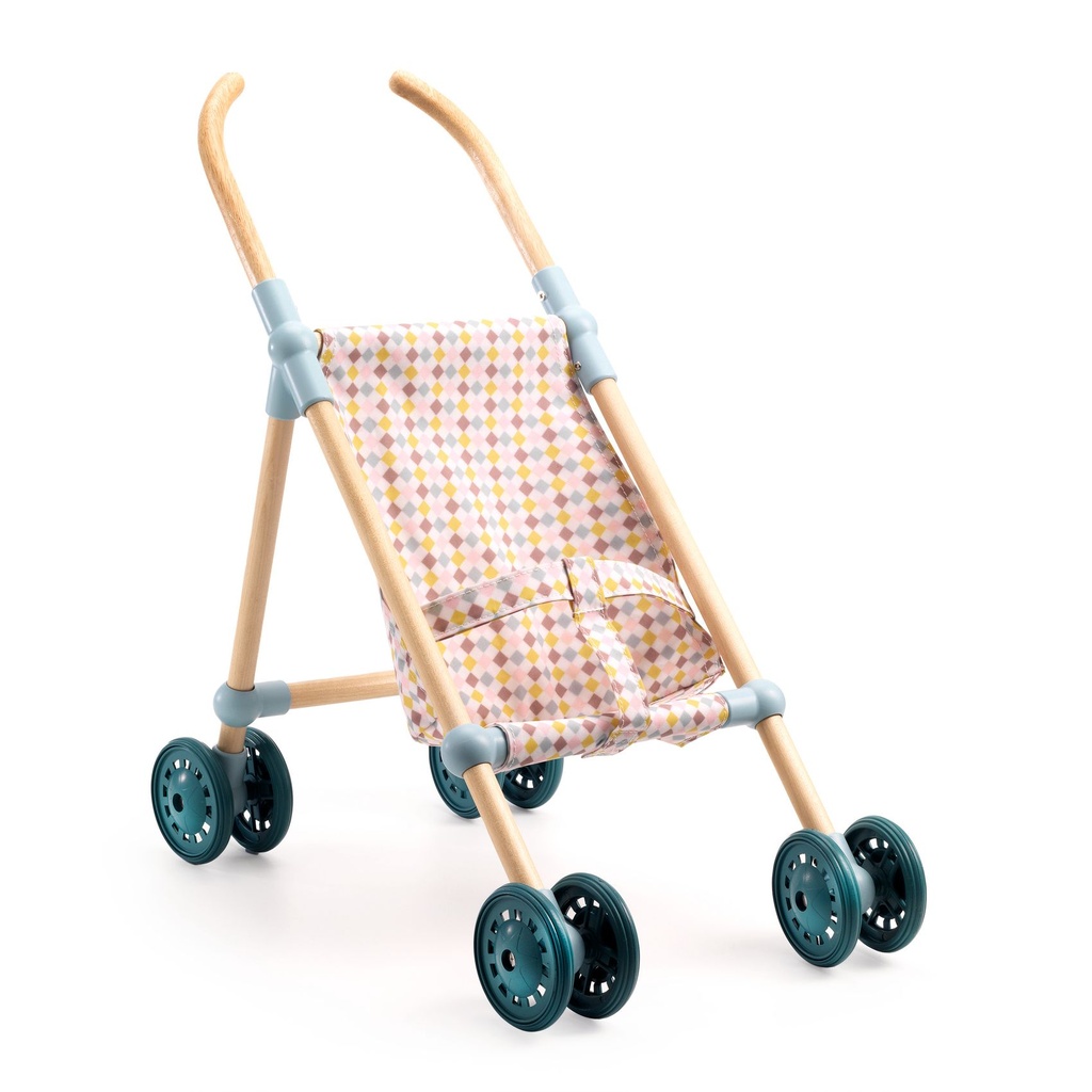 Stroller - Wooden Stroller - 44 Cm - Fsc Pomea Djeco