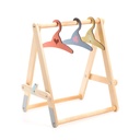 Storage - Clothes Rack &amp; 3 Hangers Pomea Djeco