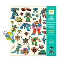 Stickers Textures - Robots - Fsc Mix Djeco