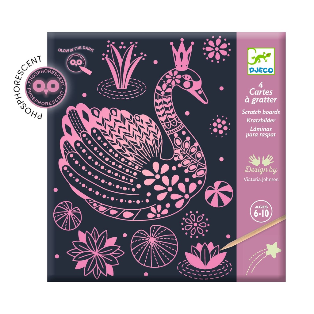 Glow In The Dark Scratch Cards - Wonderful World Fsc Mix (Pa