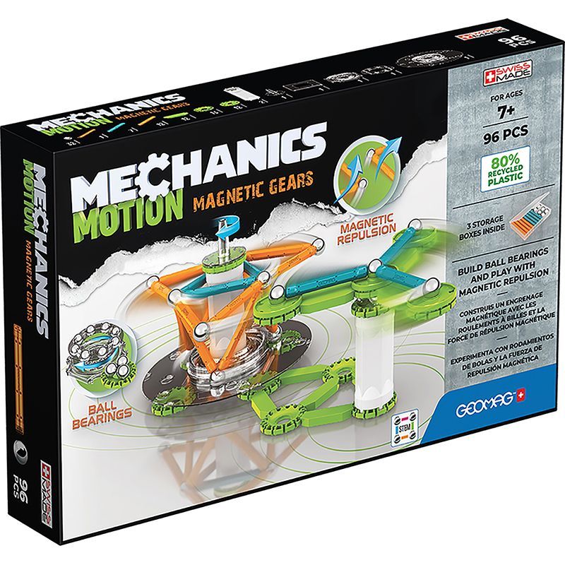 Mechanic Motion Gears 96pc Geomag