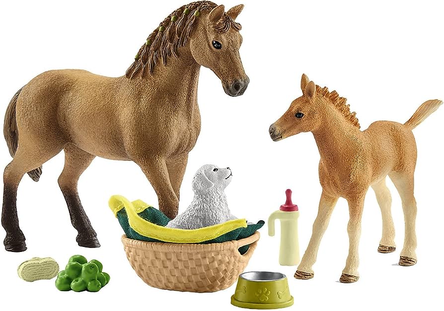 Horse Club Sarah’S Baby Animal Care Schleich