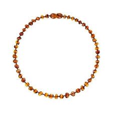 Collar Baroque Ambar perlas Cognac Amberos