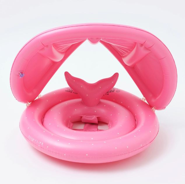 Inflable Para Bebés Con Techo - Treasure Rose  Sunnylife