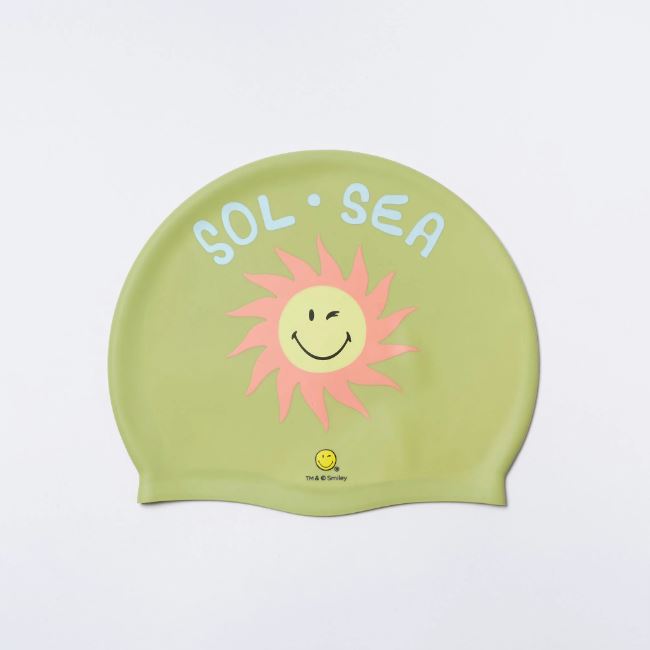 Gorra De Natación (3-9Y) - Smiley World Sol Sea  Sunnylife