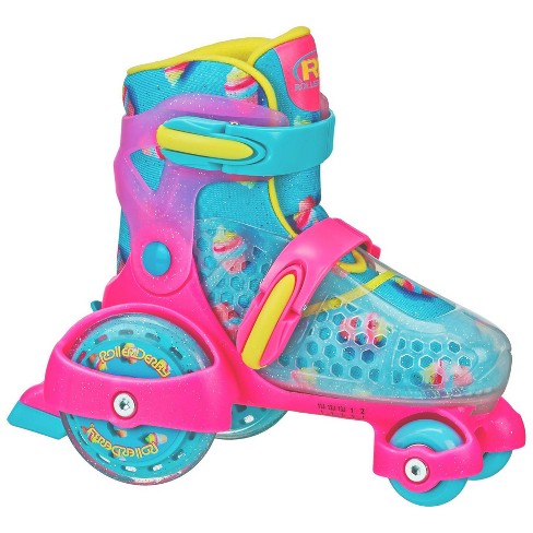 Patines Fun Roll Girls Celeste T 29-34 ROLLER DERBY