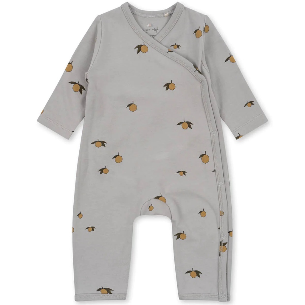 Basic Newborn Onesie Gots - Lemon Harbor 0-1M Konges Sløjd