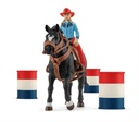 Barrel Racing With Cowgir Schleich