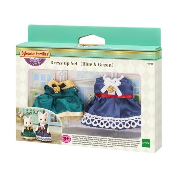 Dress Up Set (Bu &amp; Gn) Sylvanian Families