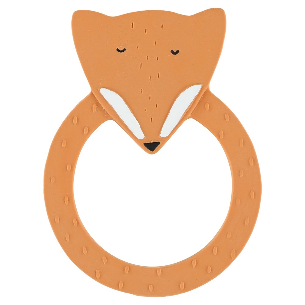 Baby Natural Rubber Round Teether Fox Trixie