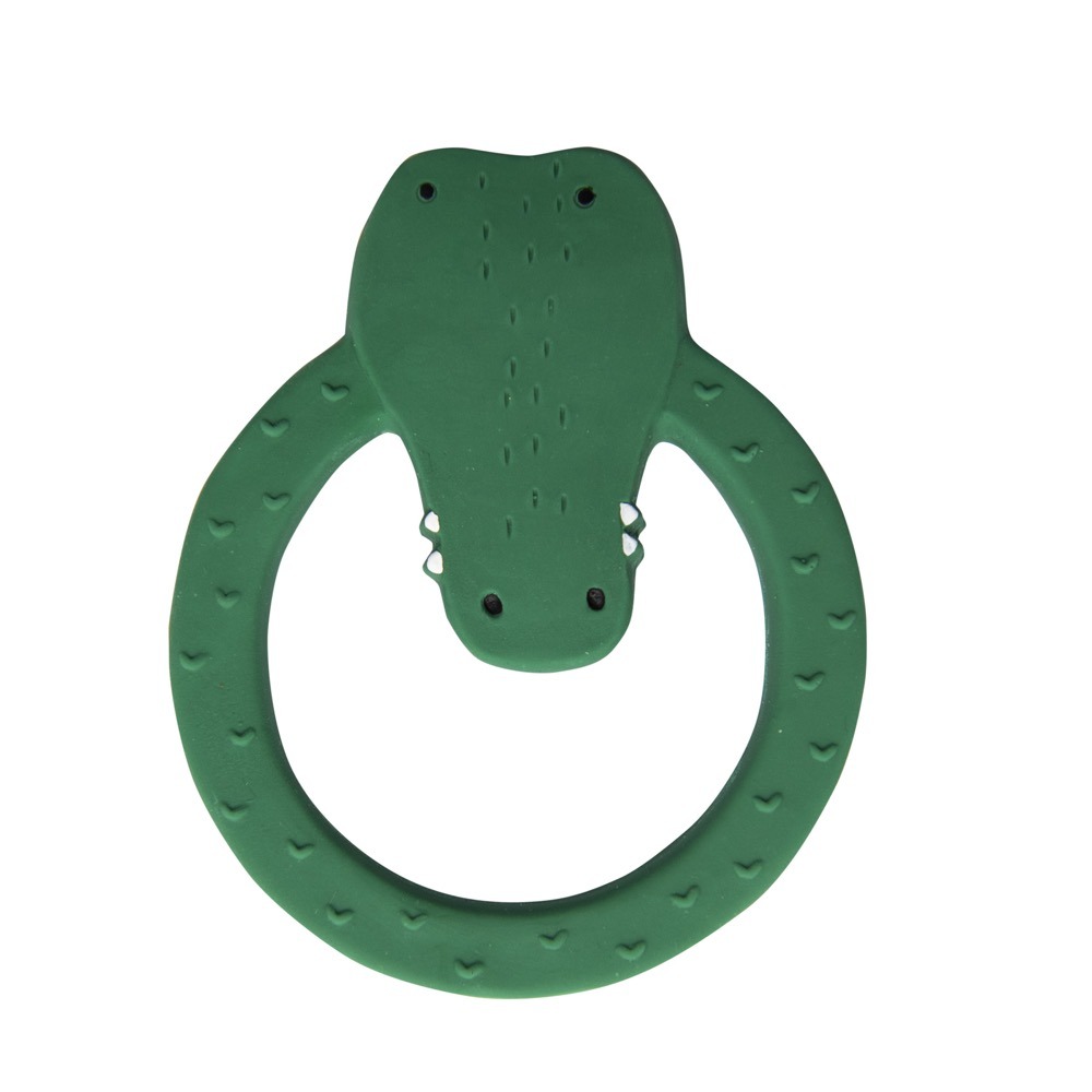 Baby Natural Rubber Round Teether Crocodrile Trixie