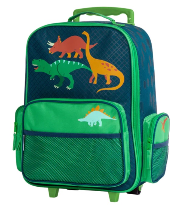 Rolling backpack - Dino Verde Stephen Joseph