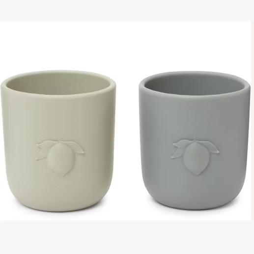 2 Pack Lemon Cups Warm Grey/Whale Konges Sløjd