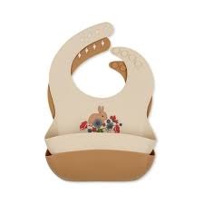 2 Pack Silicone Bib Bunny Tokki Konges Sløjd