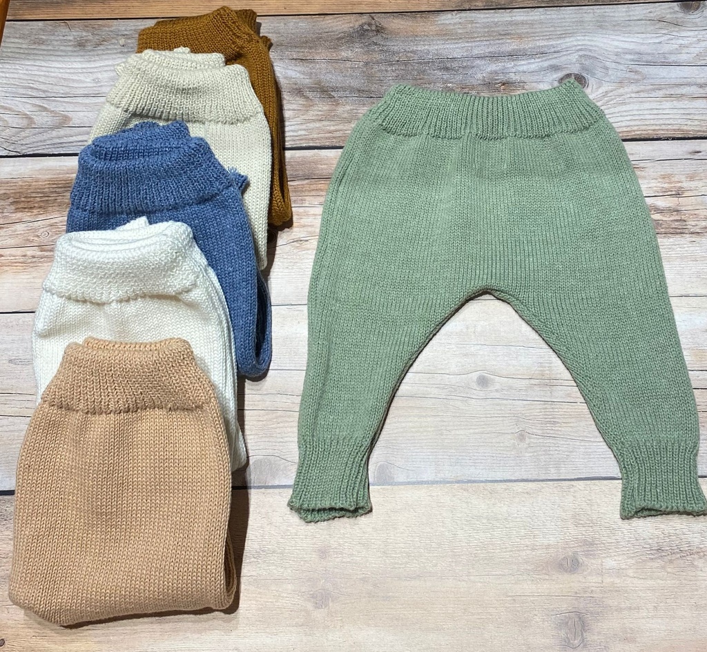 Pantalon verde 6-9m Miau