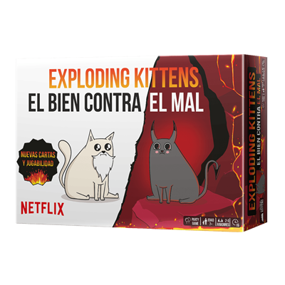 El bien contra el mal Exploding Kittens