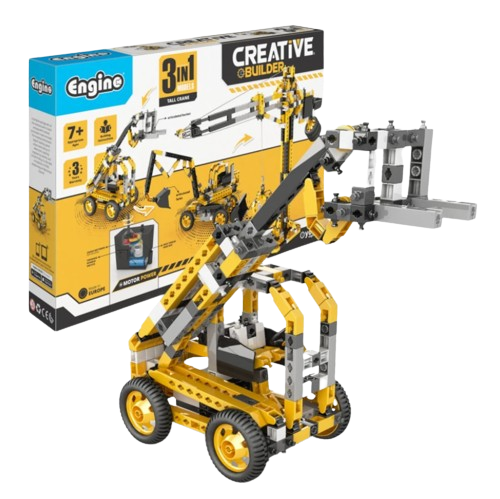 Creative Builder Gruas Motorizado + 3 Mod. Engino