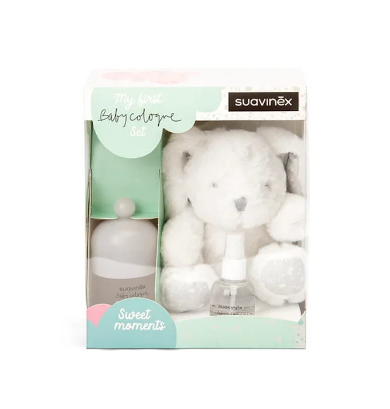 Set Baby Cologne 100Ml + 50Ml + Peluche Blanco Suavinex