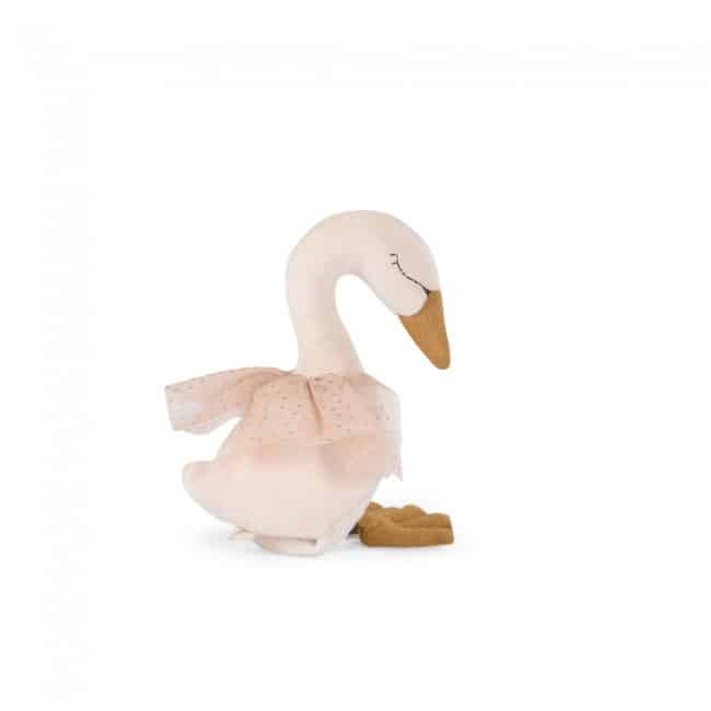 Cream Swan Rattle La Petite Ecole De Danse Moulin Roty