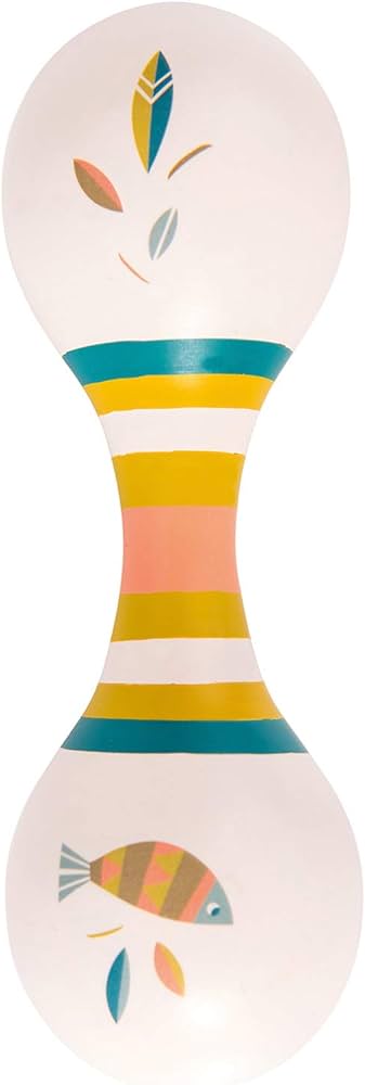 Cream Double Maracas Le Voyage D'Olga Moulin Roty