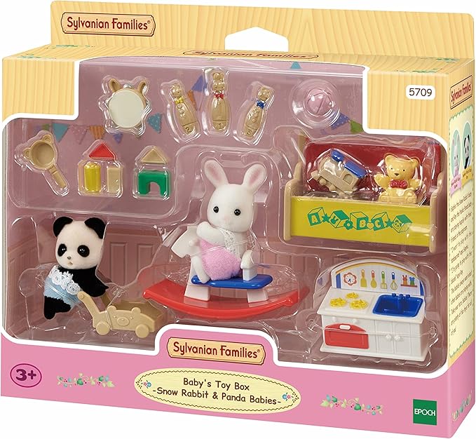 Babys Toy box Snow Rabbit &amp; Panda BabiesSylvanian Families