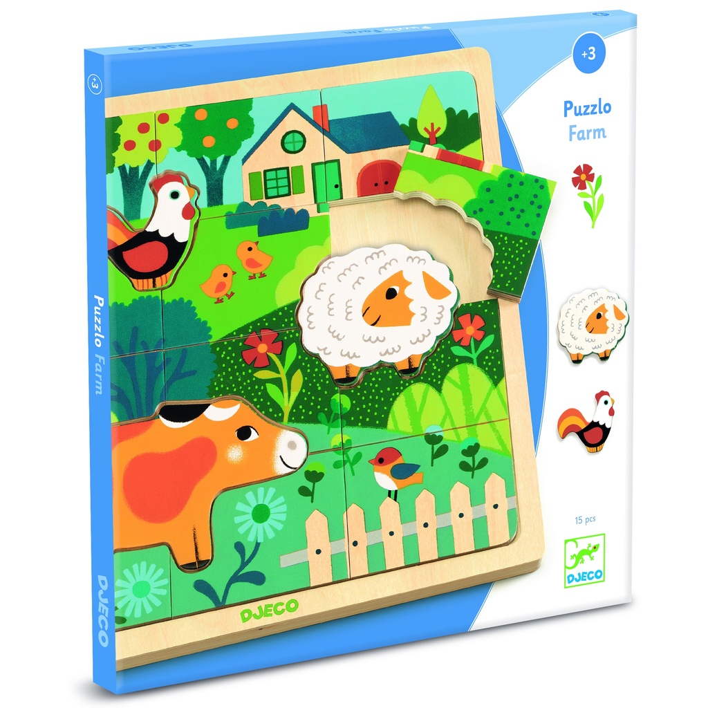 Puzzlo Farm Djeco