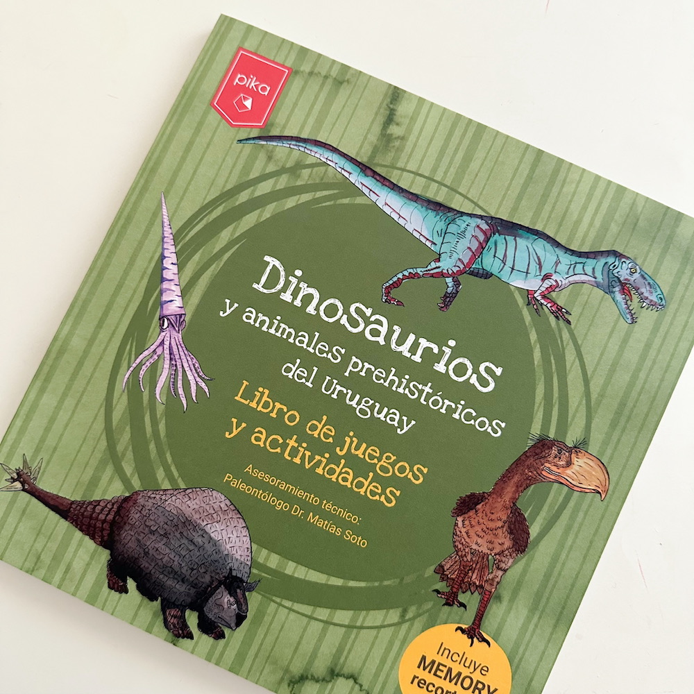 Libro Dinosaurios y animales prehistoricos del Uruguya Pika