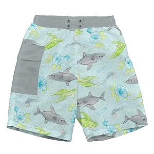 Short de baño con pañal Tiburones 24m Green Sprouts