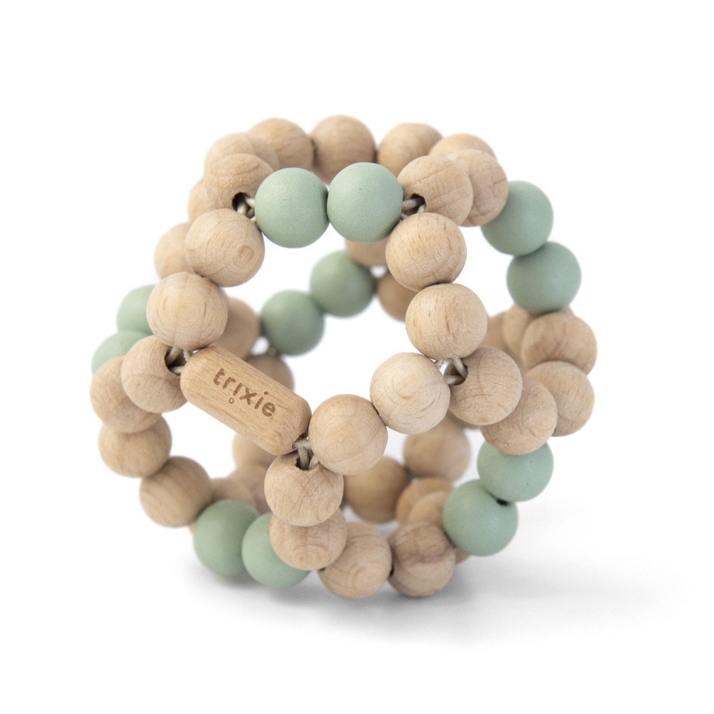 Wooden Beads Ball - Mint Trixie