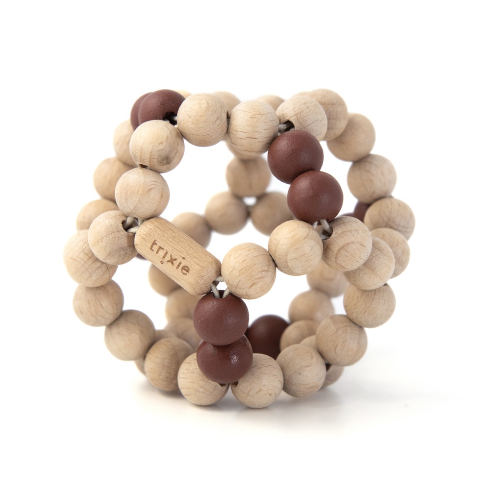 Wooden Beads Ball - Rust Trixie