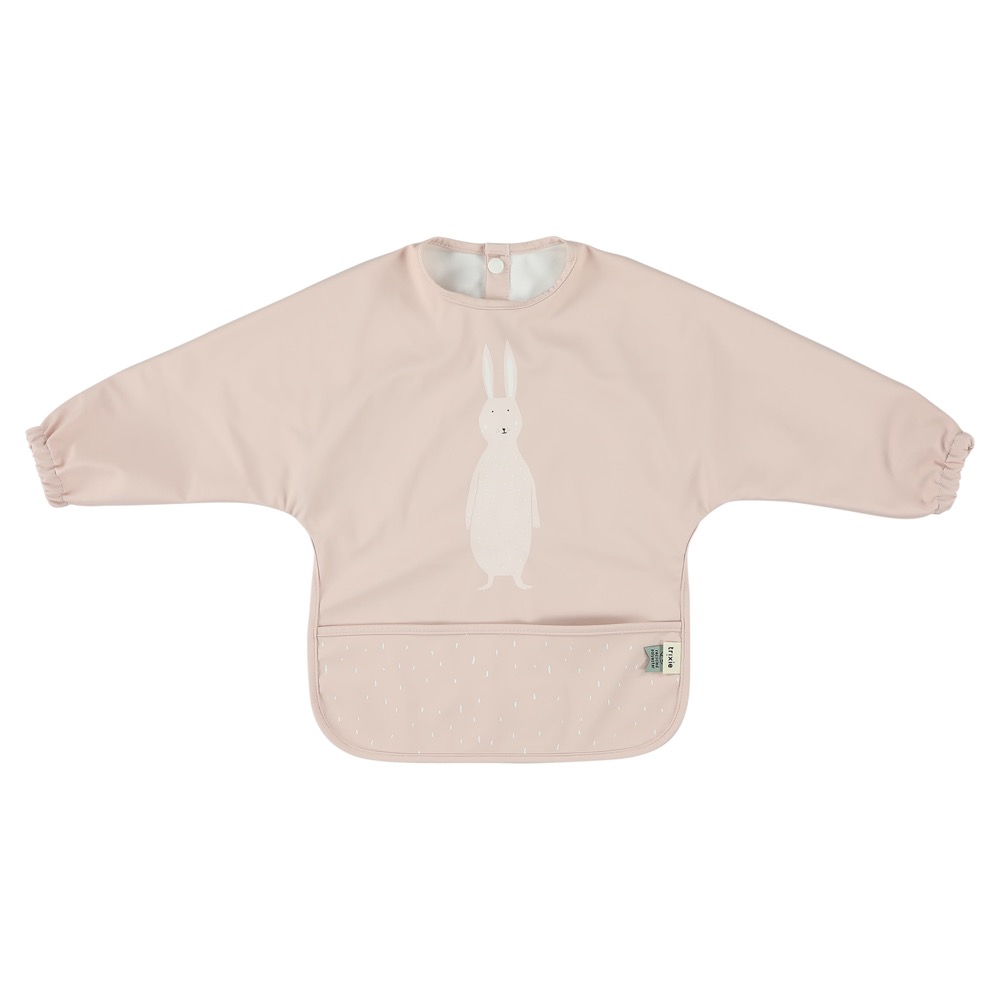 Waterproof Long Sleeve Babero - Mrs. Rabbit Trixie