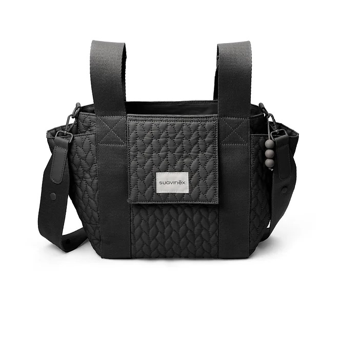 Bolso Maternal Chico Wonder Negro Suavinex