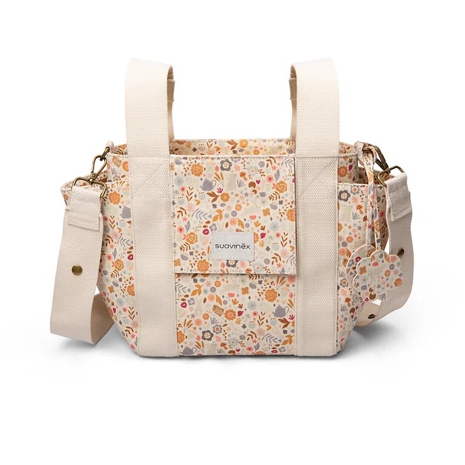 Bolso Maternal Chico Wonder Beige Estampado Suavinex