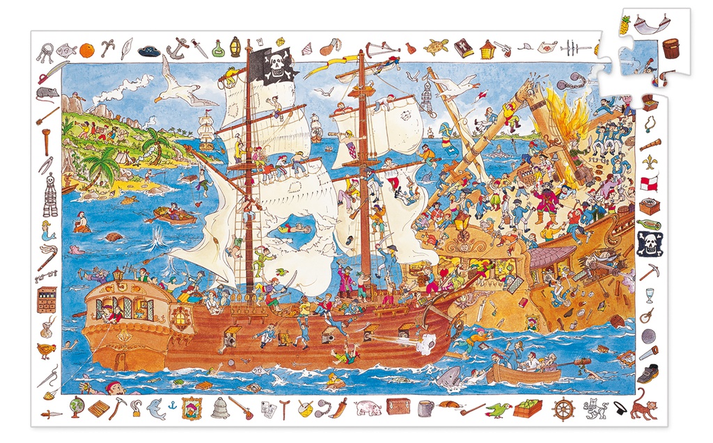 Pirates - 100 Pcs Djeco