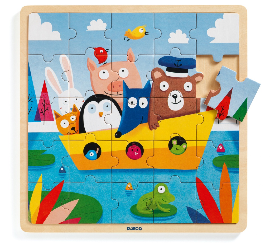 Puzzlo Boat Djeco