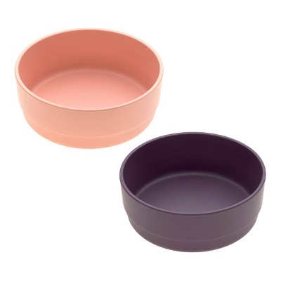 Bowl set 2pc Lassig Peach- Plum Lassig