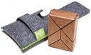 6 Piece Pocket Pouch Prism - Mahogany Tegu