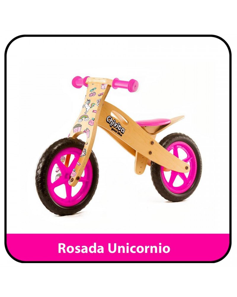 Bici - Rosa unicornio/ flamenco / Buho / Mariposa Chivita