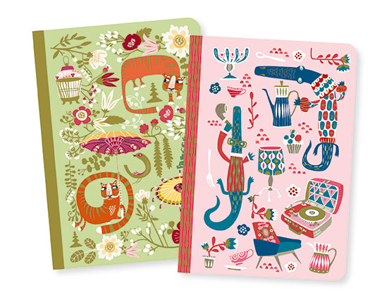 Asa Little Notebooks Lovely Paper By Djeco