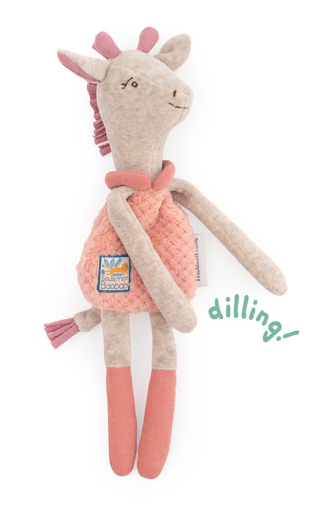 Doudou-Sonajeros Baobab Giraffe Moulin Roty