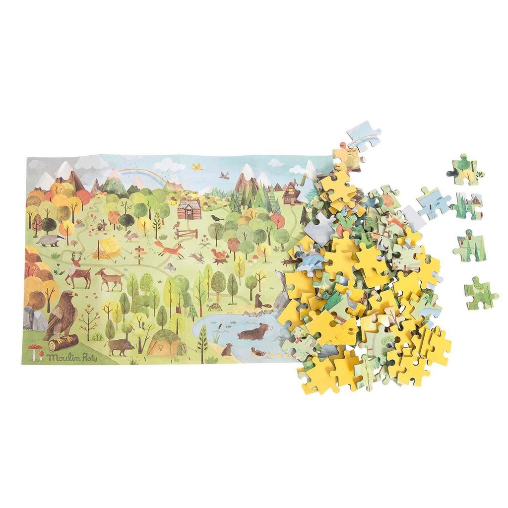 Puzzle (96Pcs) La Foret Moulin Roty