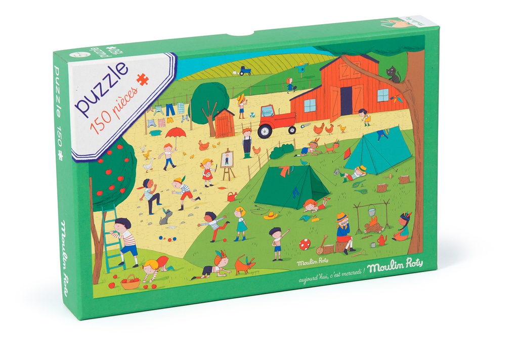 Puzzle En El Campo (150 Piezas) Moulin Roty