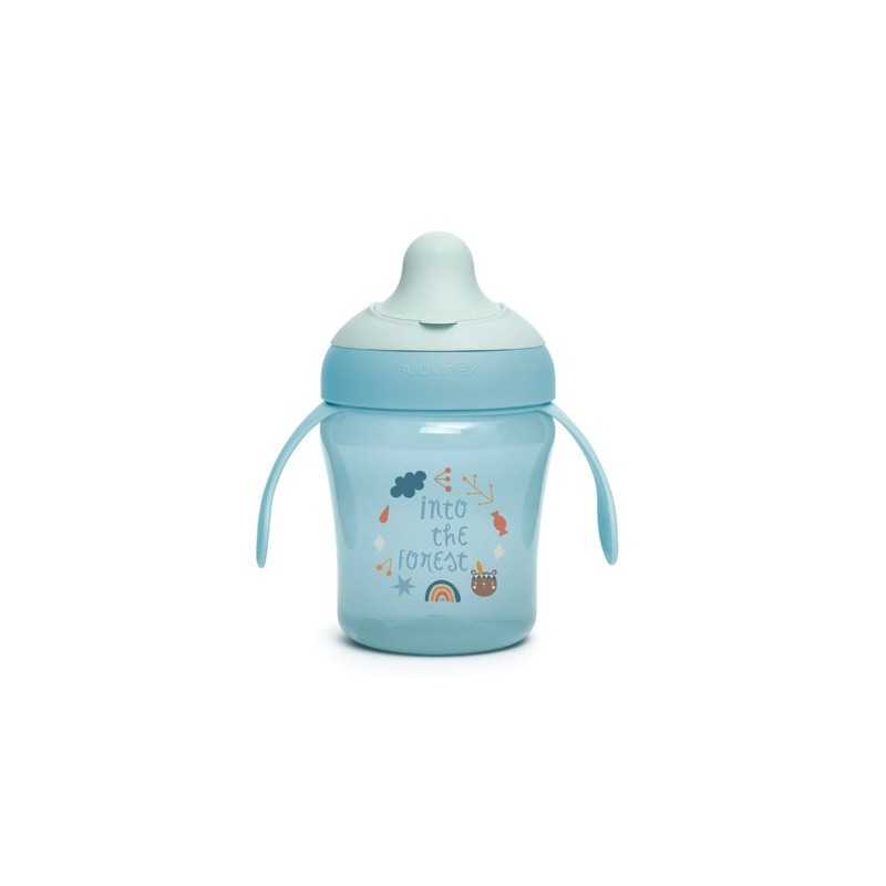 Learning Cup 200Ml +6M (Pico Antiderrame) Celeste Suavinex