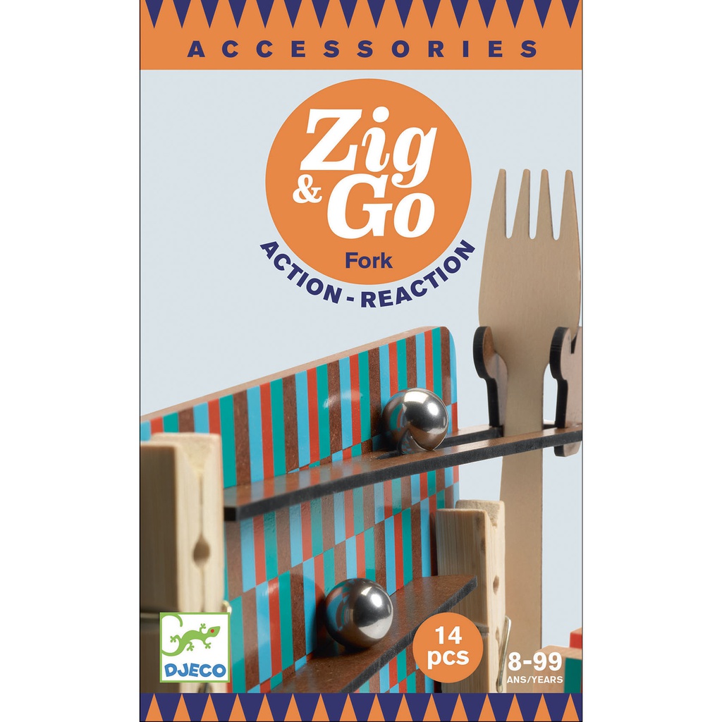 Zig &amp; Go - Fork - 14 pcs Djeco