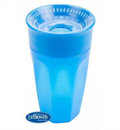 Vasito 360 300ml azul Dr. Browns