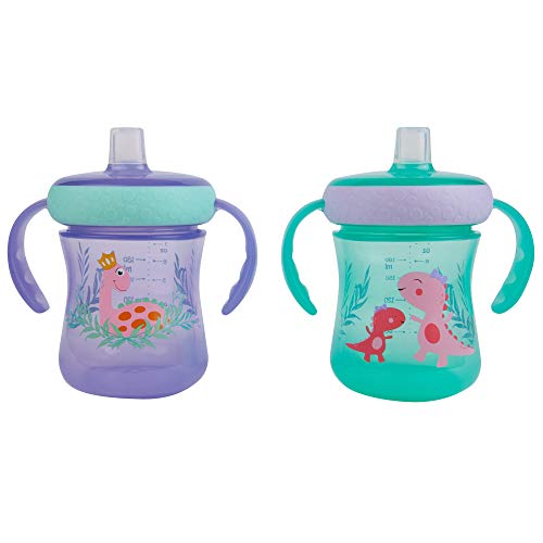 Vaso con asa x 2 violeta y verde First years