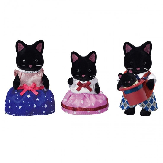 Midnight Cat Family Sylvanian Families