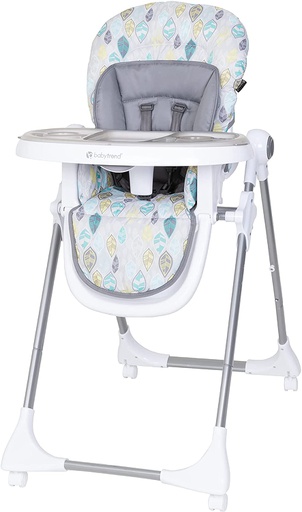 [090014023522] Silla alta Hojitas cinturón 5 p Con Ruedas Baby Trend