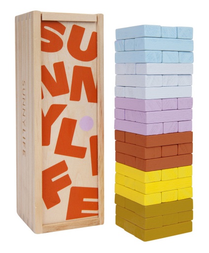 [9339296052907] Jenga para viajes Sunnylife